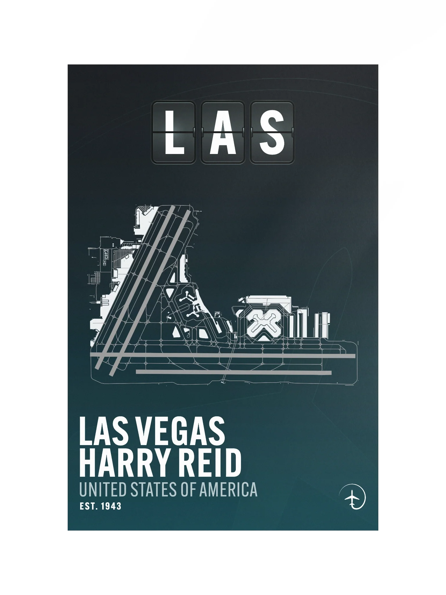 Las Vegas LAS Poster product image (1)