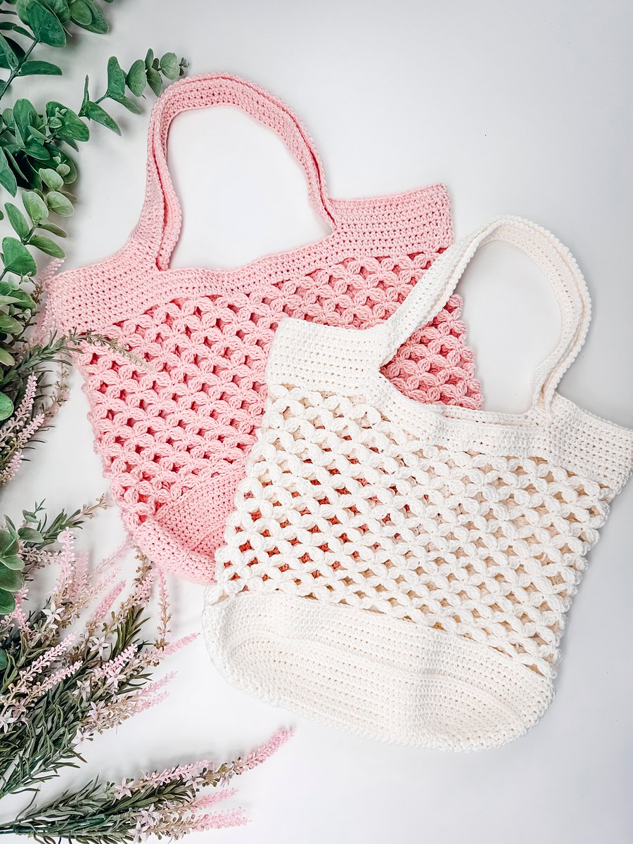 Circle Leaf Market Bag Crochet Pattern product image (10)