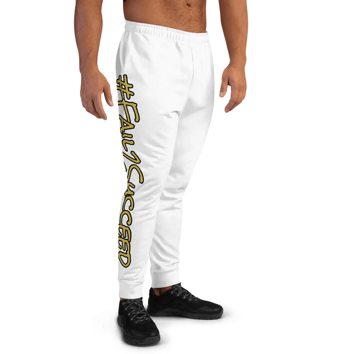 $F2S Sweatpant (White/Old Gold) product image (2)