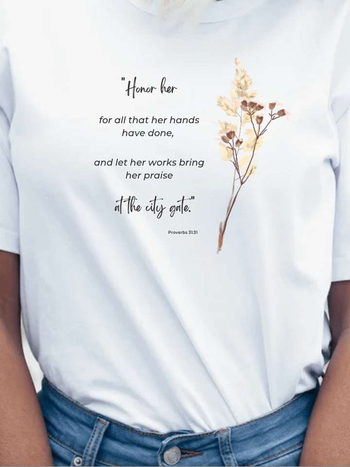 Honor Her Flora T-Shirt product image (1)