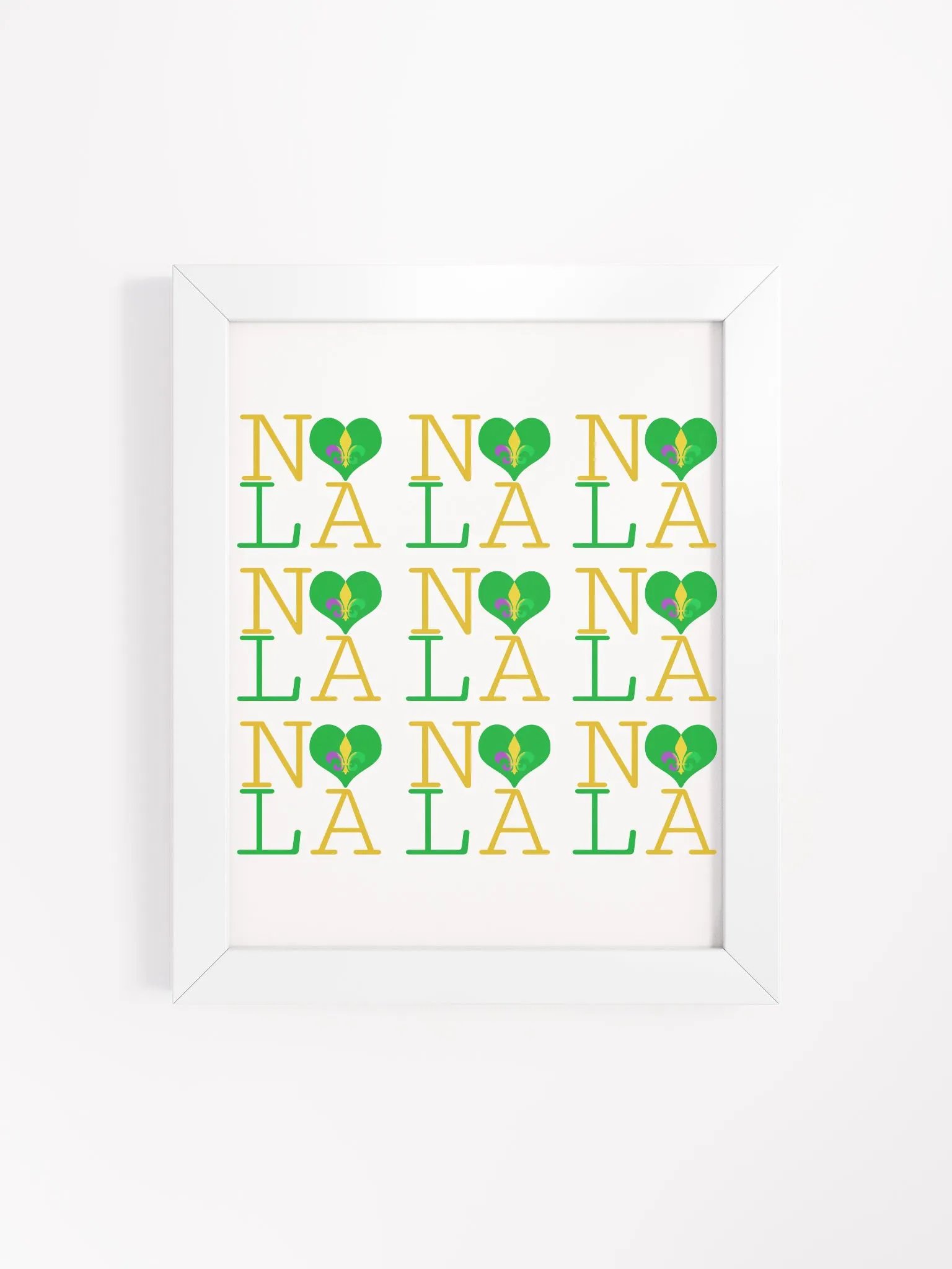 I LOVE NOLA **LEGACY POSTER** (MARDI GRAS 2) product image (4)