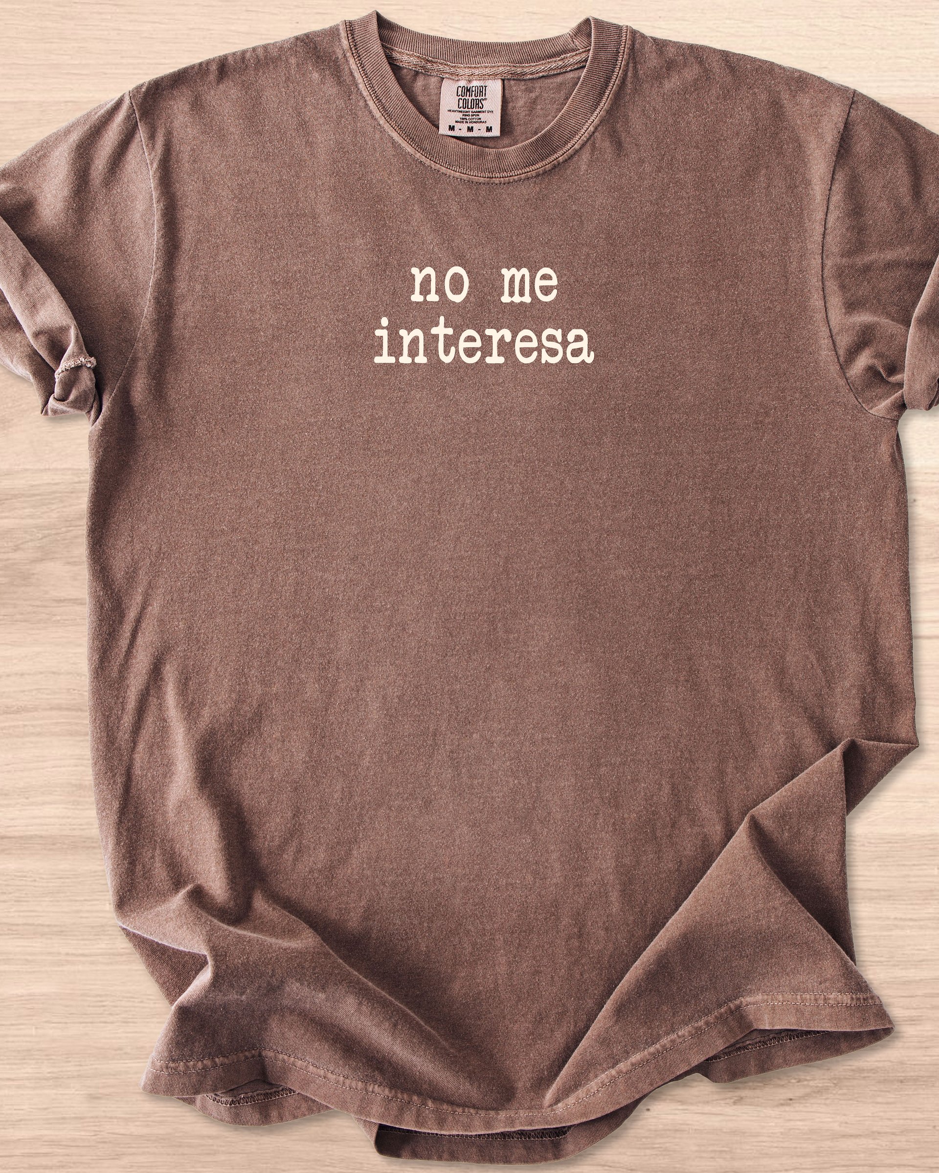 No Me Interesa Tee product image (1)