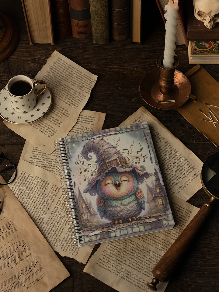 Enchanted Owl Dreams Spiral Notebook product image (1)