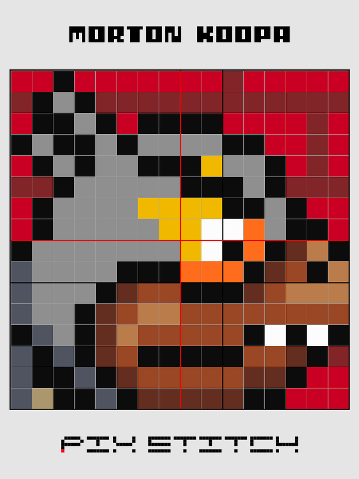 Morton Koopa Pixel Art product image (2)
