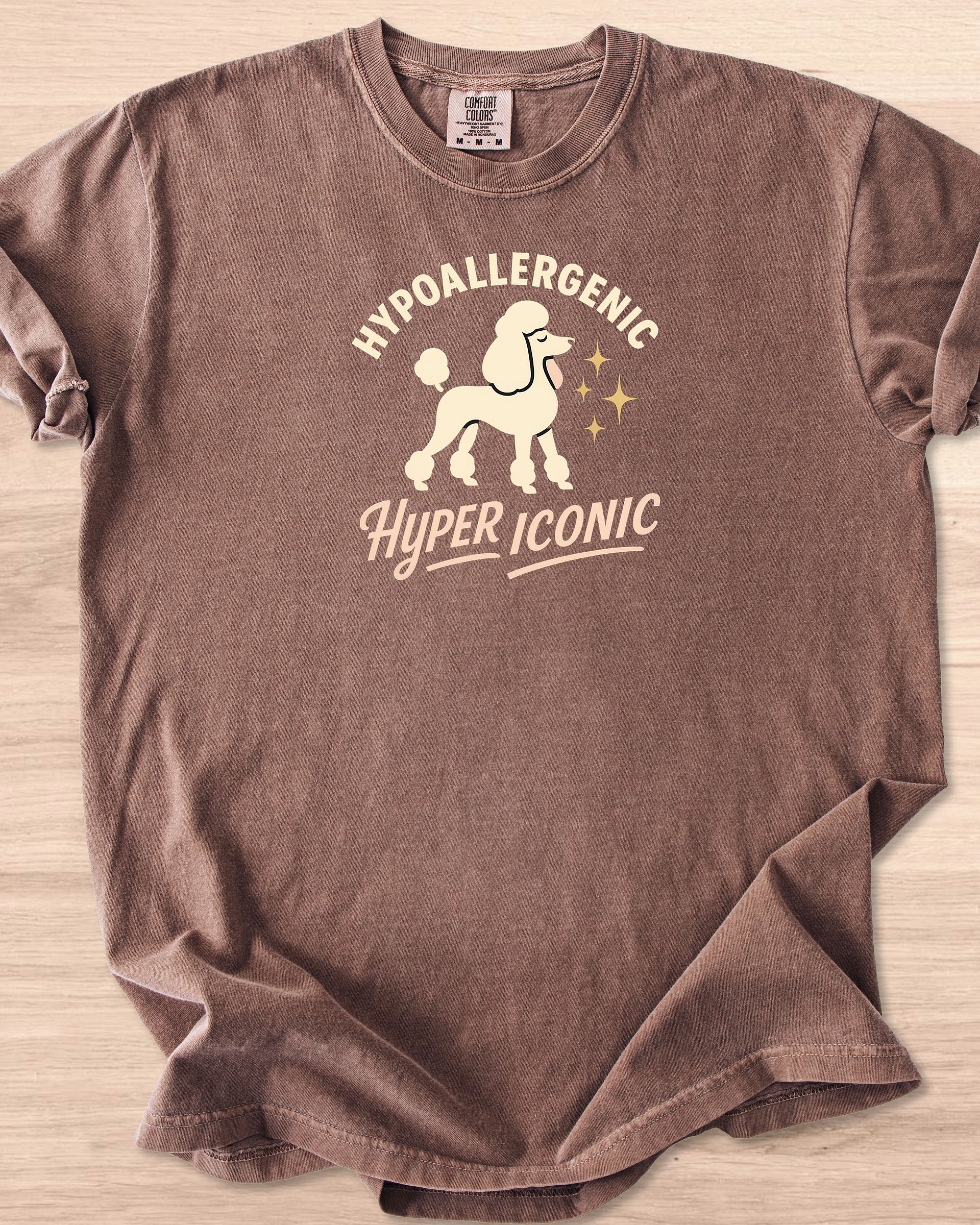 Hypoallergenic, Hyper Iconic (Poodle) Tee product image (5)