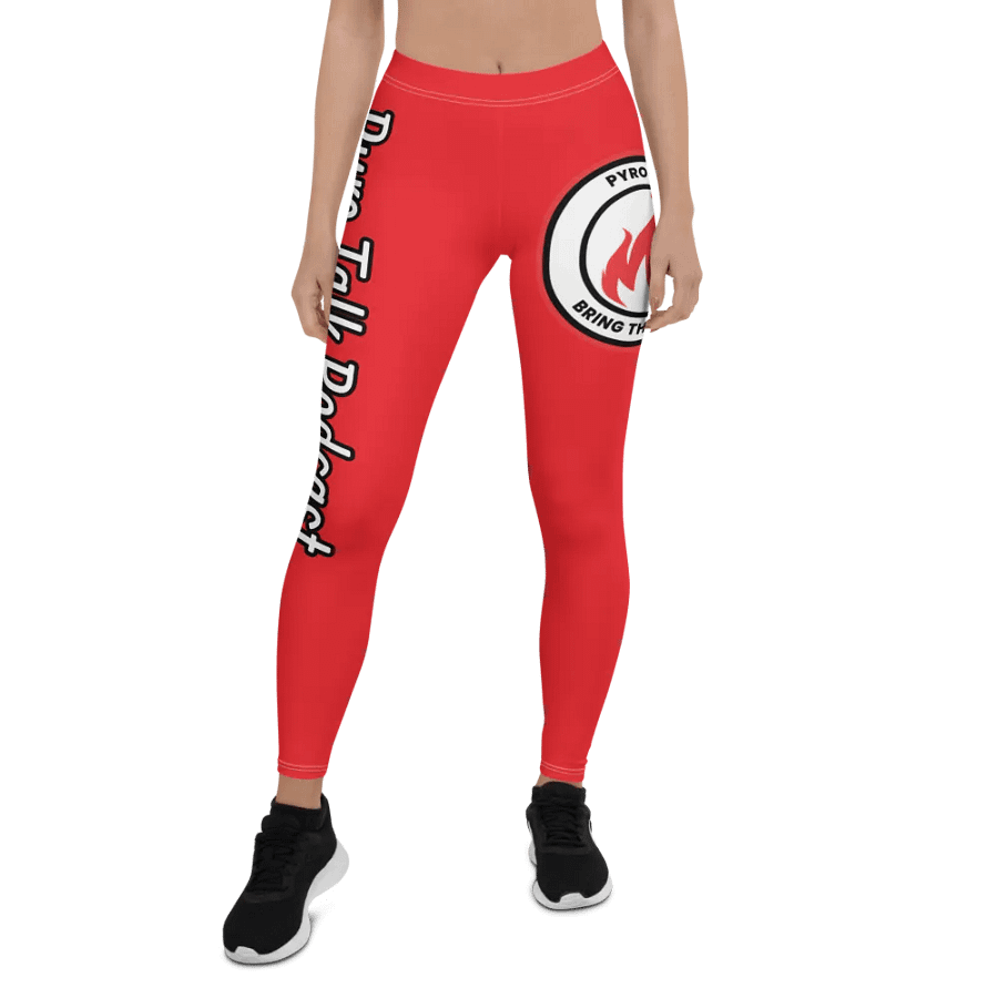 Pyro Talk Red Leggings product image (1)