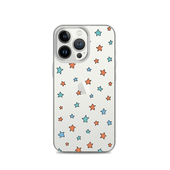 Starry Sky Clear iPhone Case product image (2)