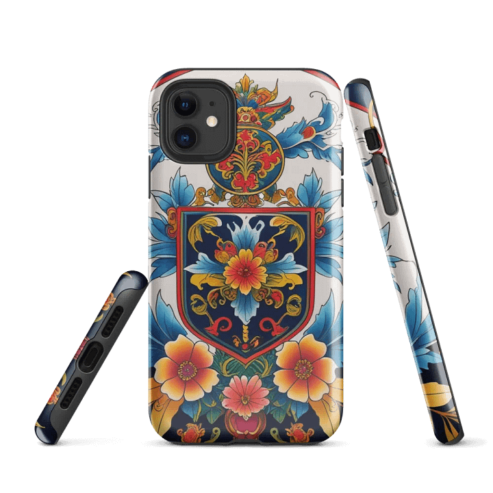 Floral Shield iPhone® Tough Case product image (1)