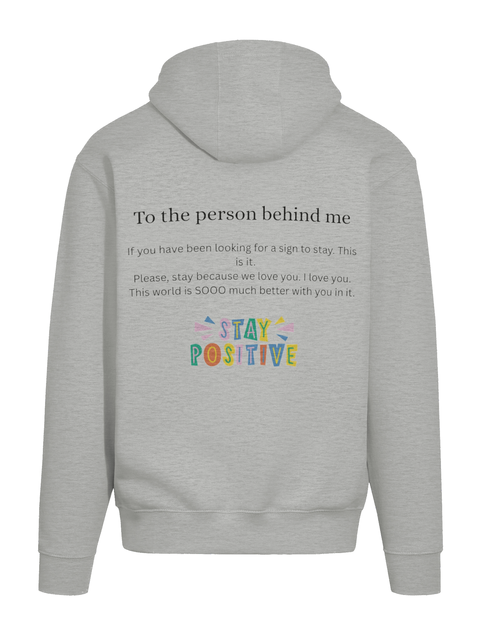 "To the person behind me" Pullover Hoodie product image (9)