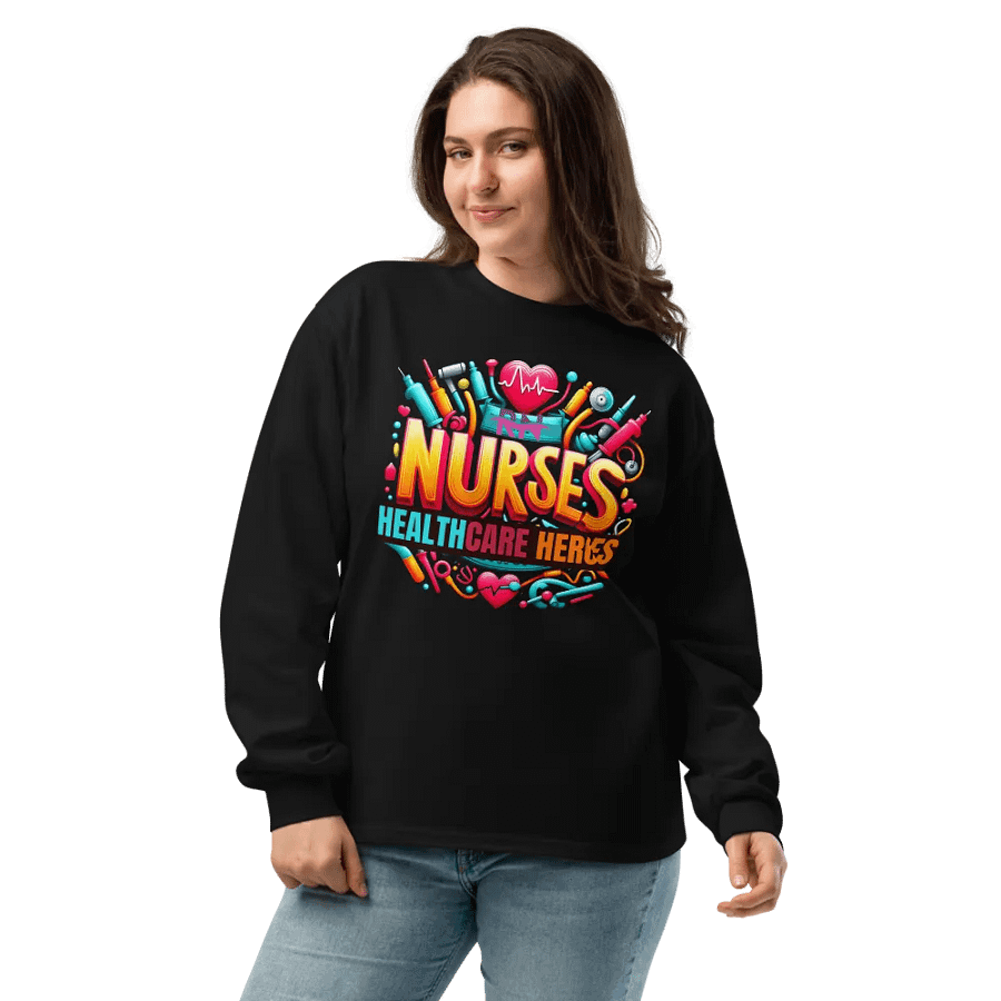 Nurse Appreciation Graphic Long Sleeve Shirt product image (8)