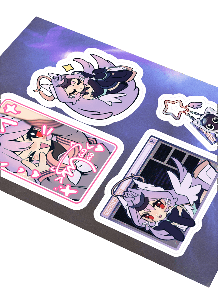 maomao birthday stickers! product image (2)