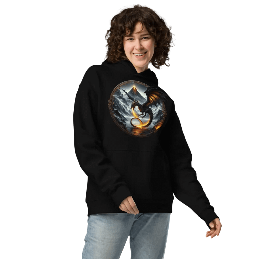 Majestic Dragon's Fury Hoodie product image (3)