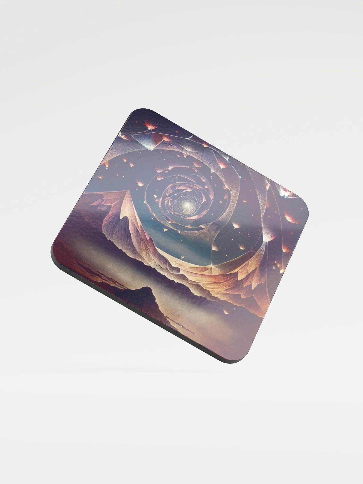 Ethereal Vortex Cork Coaster product image (1)