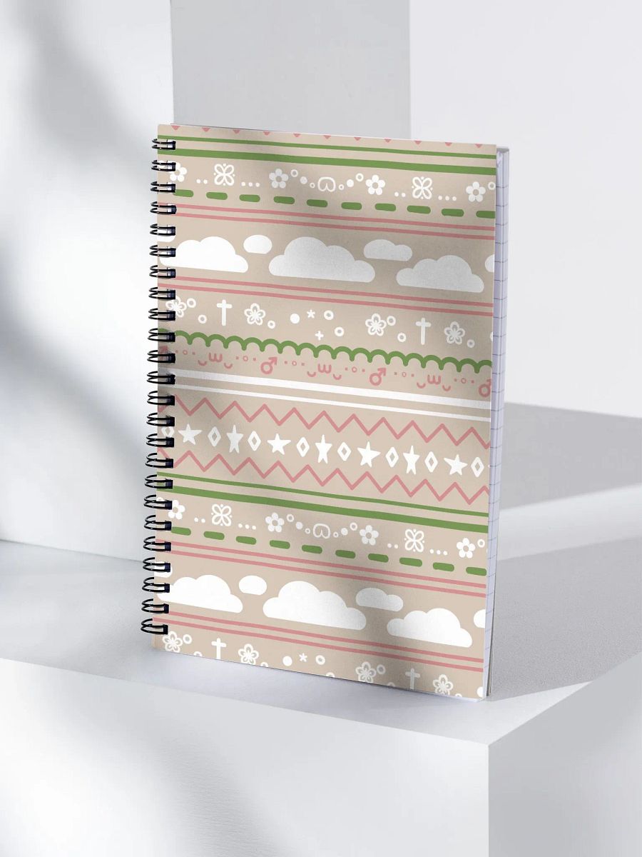 Cloudy Christmas Notebook - Beige product image (4)