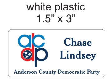 Anderson County Democrats Magnetic Name Tag product image (1)