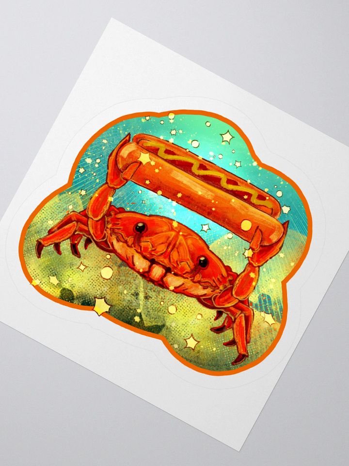 Glizzy Crab Sticker product image (2)