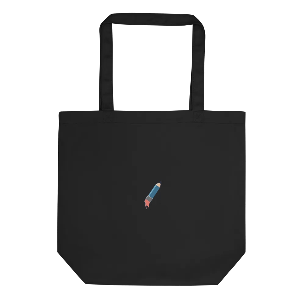 Melting Blue Pencil Eco Tote product image (1)