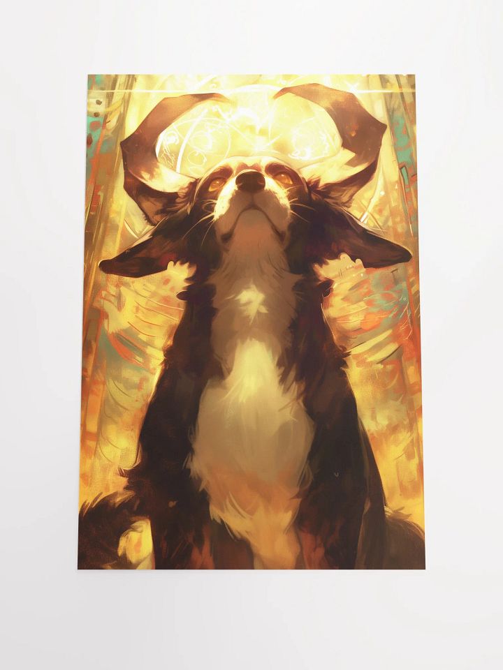 Celestial Canine Glow Poster product image (1)