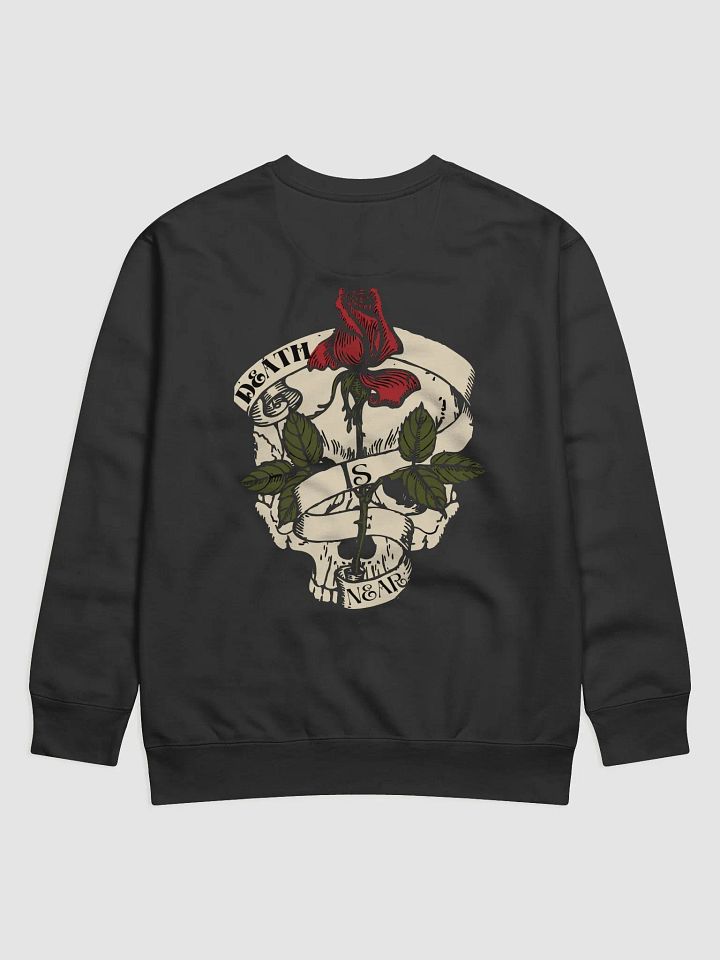 Gothic Rose Skull Sweatshirt product image (6)