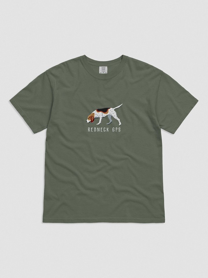 Redneck GPS T-Shirt(Embroidered) of a Treeing Walker Coonhound product image (21)