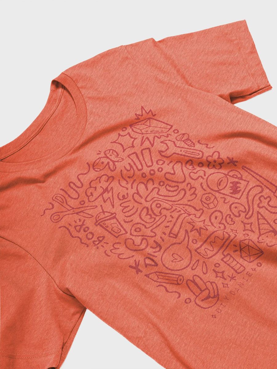 CREATIVE CHAOS T-Shirt - Red txt product image (7)