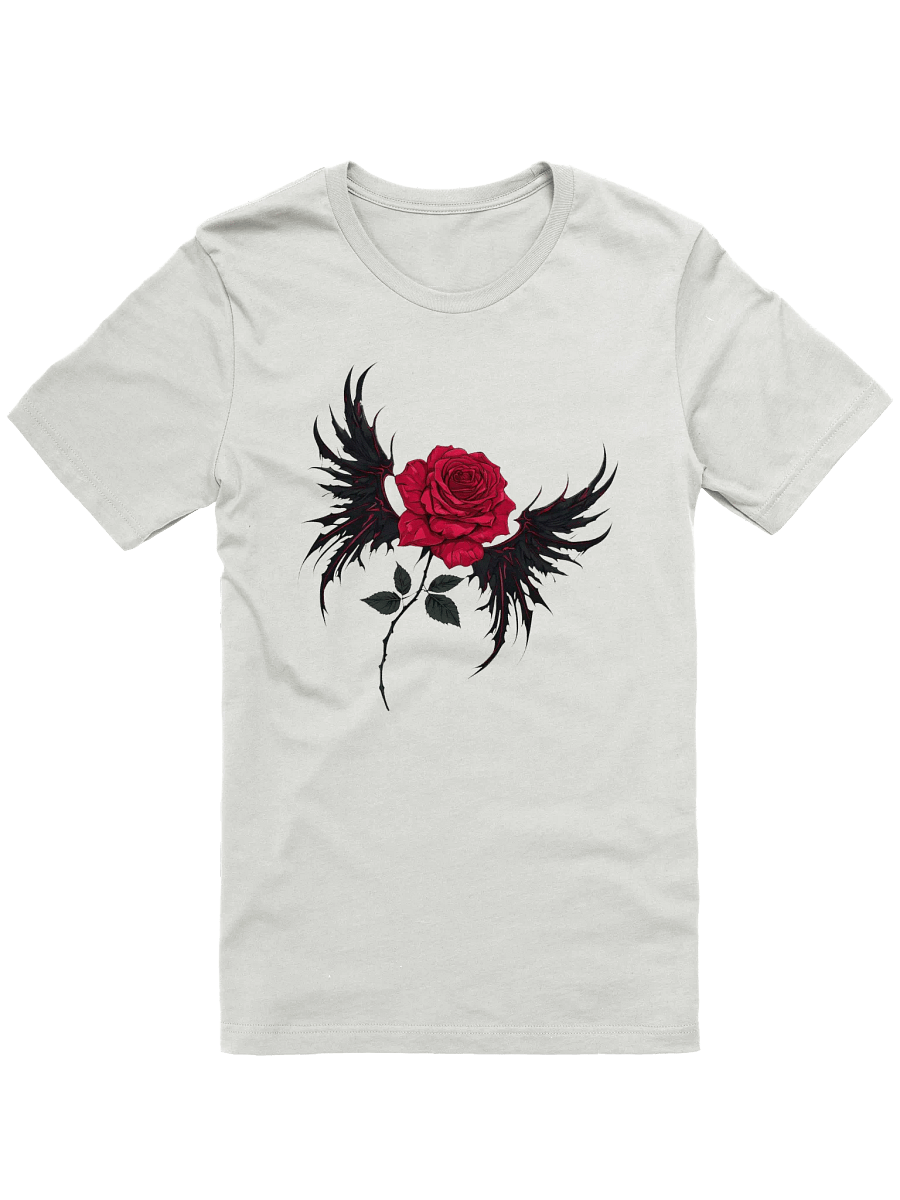 Crimson Rebellion – Winged Rose Tee, Iconic Soft Tee: Bella+Canvas Supersoft T-Shirt product image (1)