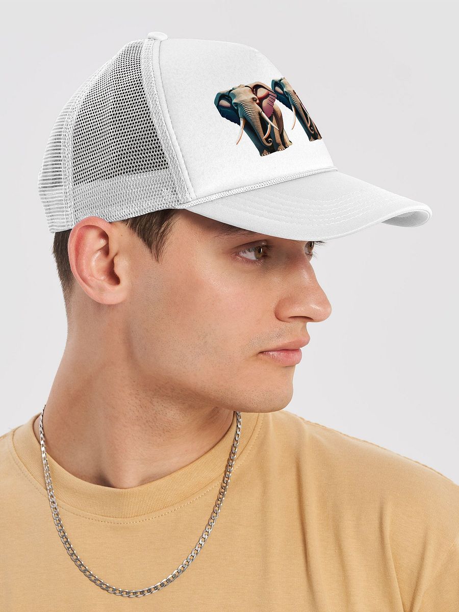 Wise Up: Valucap VC700 Trucker Hat Features Powerful Elephant product image (38)