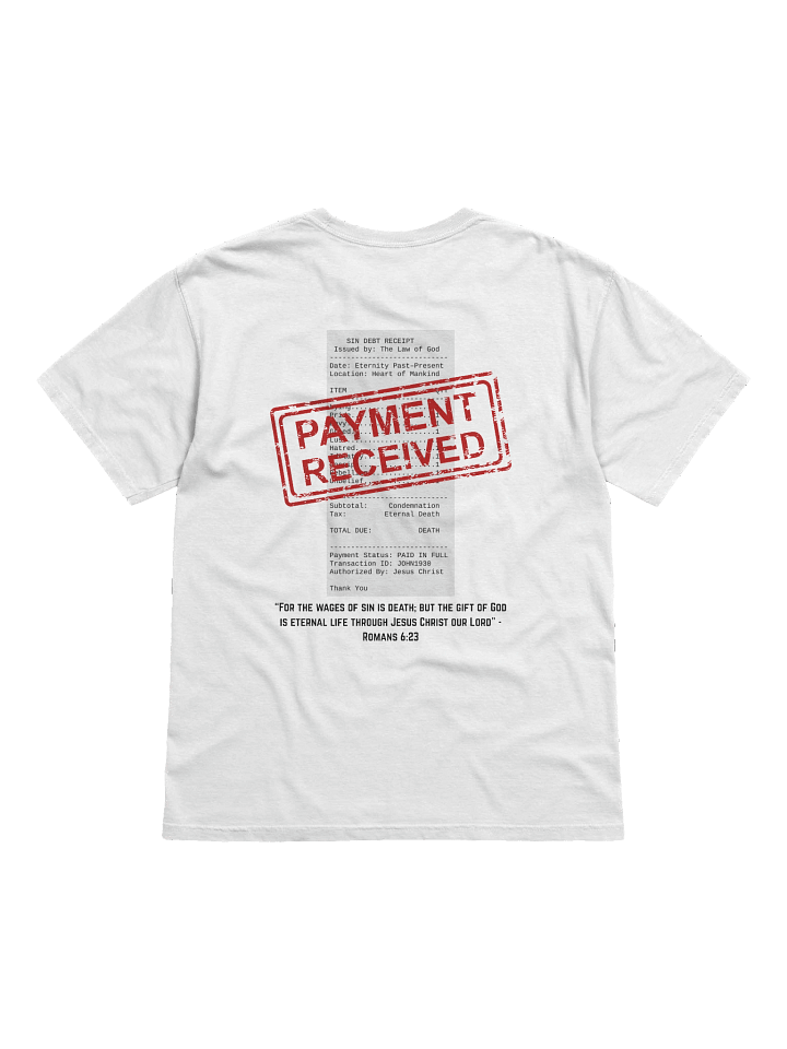 Paid in Full – Sin Debt Receipt Tee product image (71)