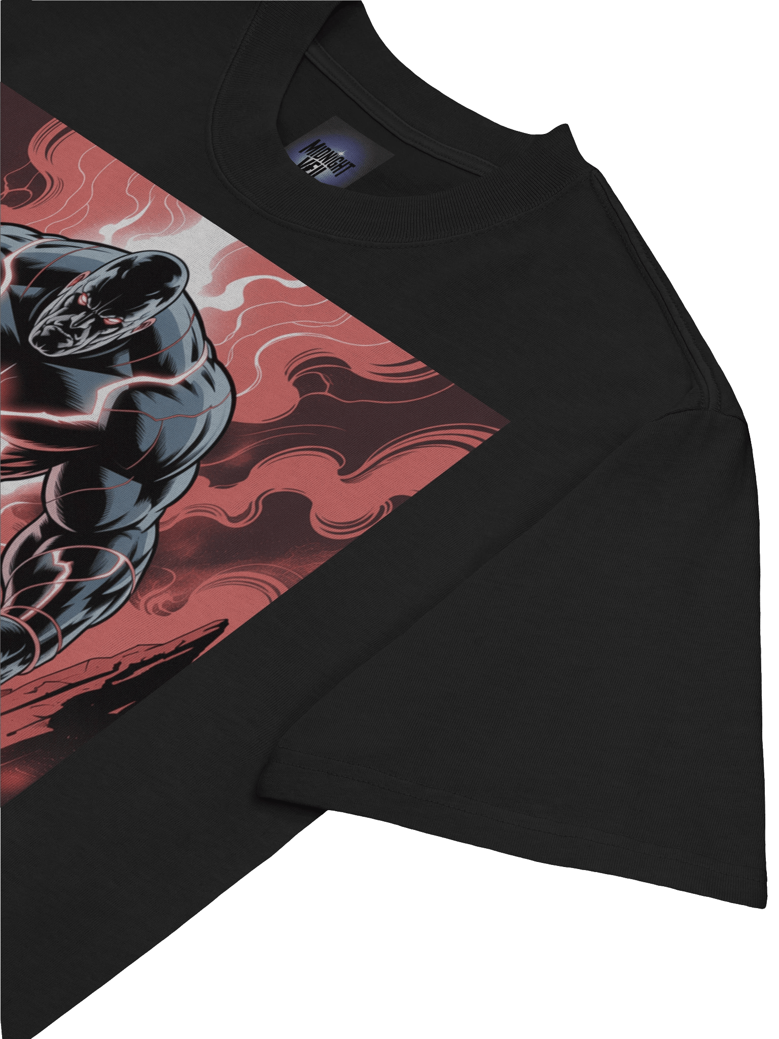 Apokolips Tyrant: Darkseid Oversized Faded T-Shirt product image (7)