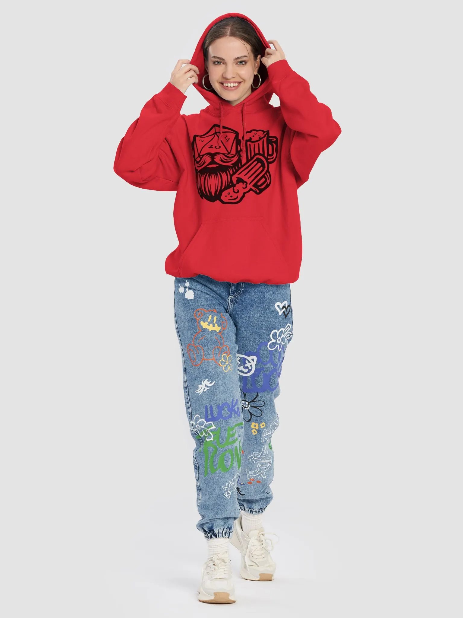 Bros black logo w/ mugs hoodie product image (8)
