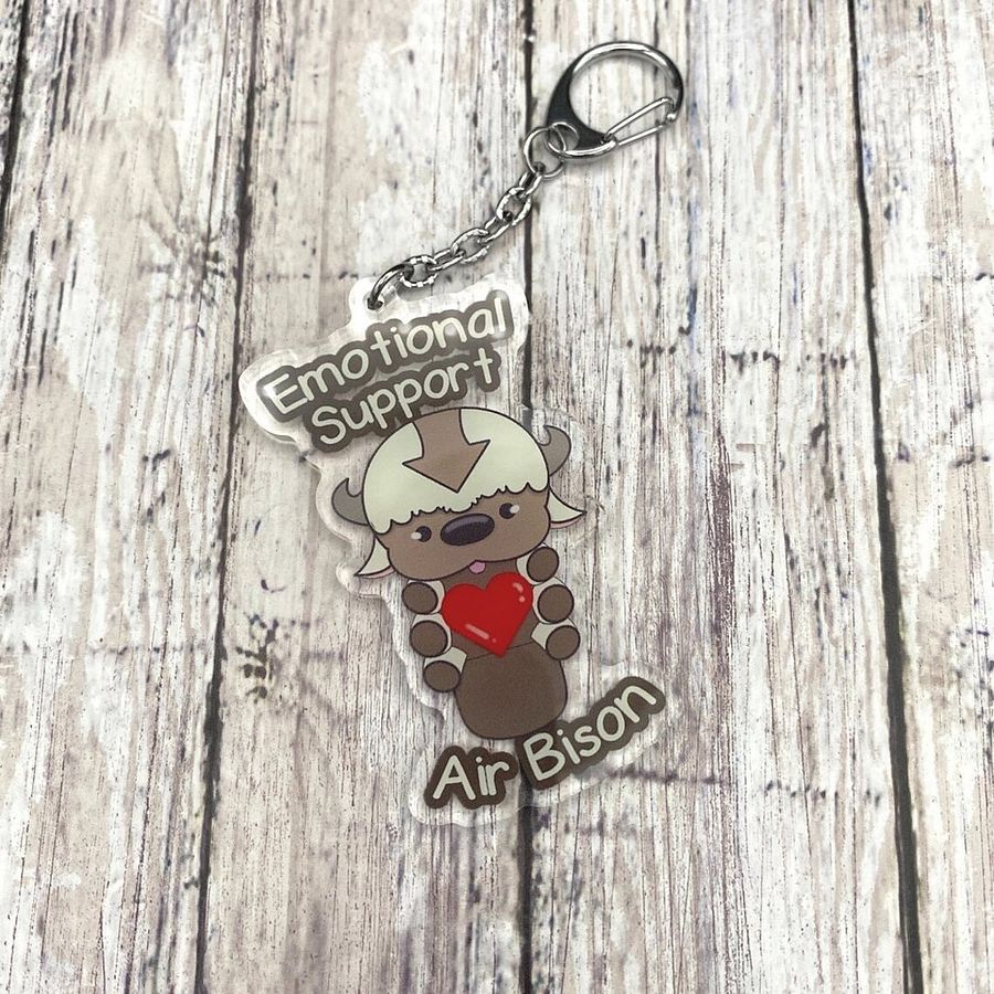 Emotional Support Air Bison Keychain product image (1)