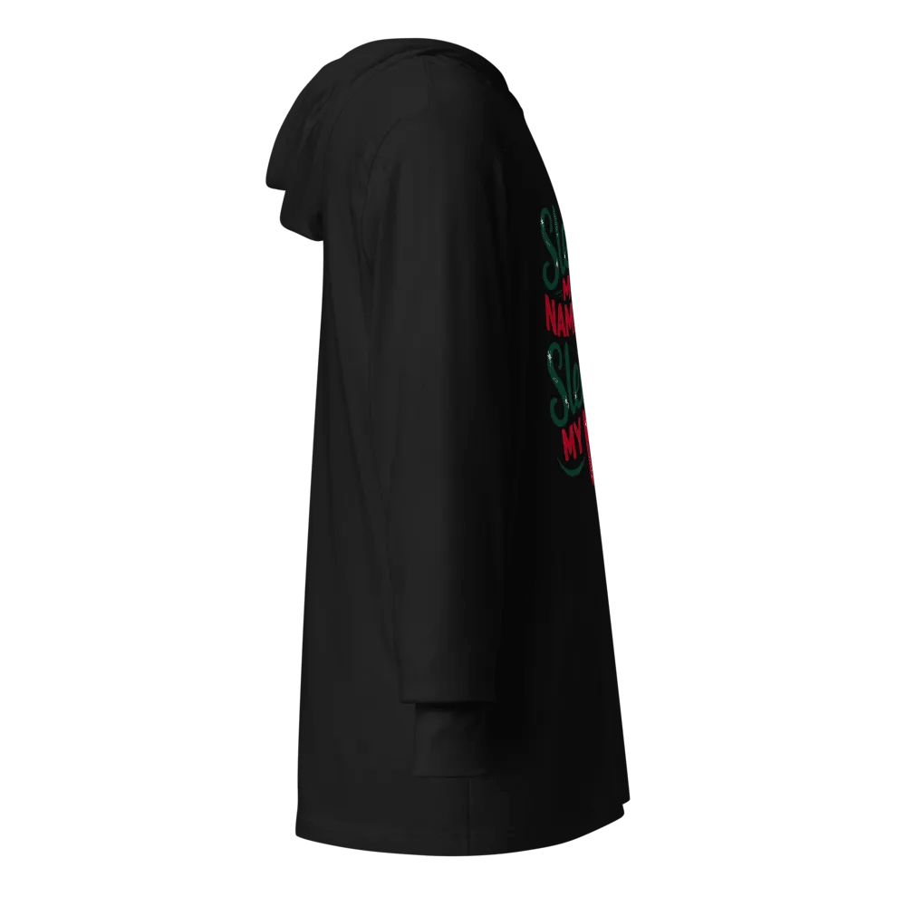 Festive Sleigh My Name Hooded Tee product image (5)