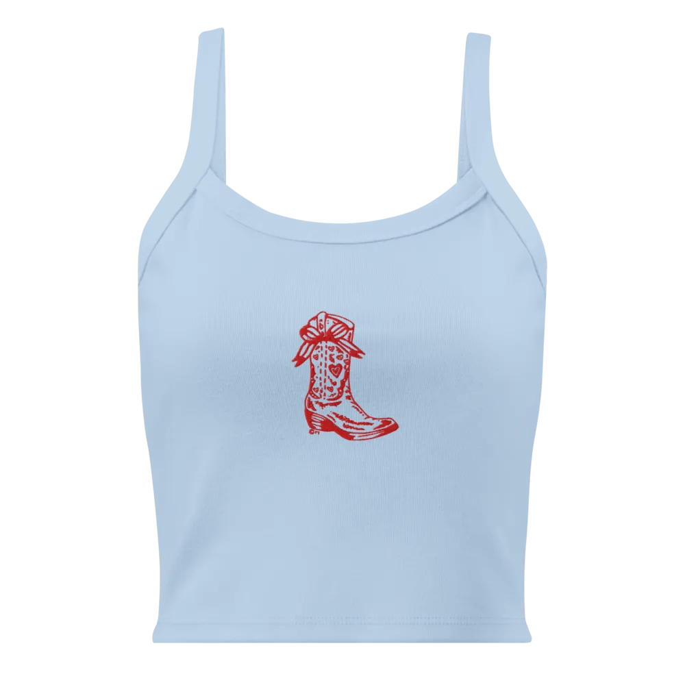 Heartfelt Cowgirl Tank embroidered product image (1)