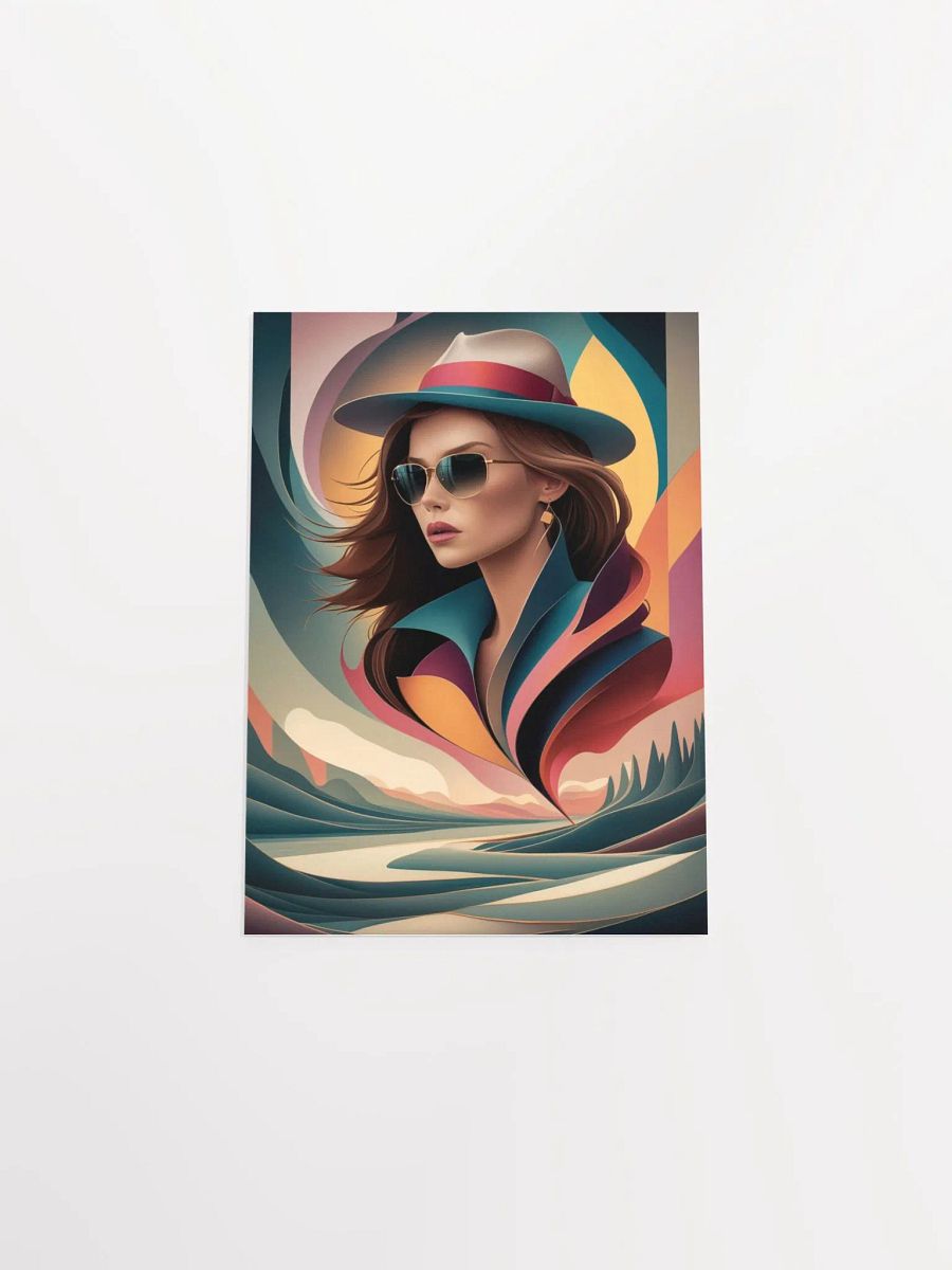 Abstract illustration of a Woman Poster - 13 product image (14)