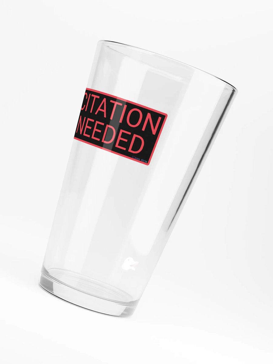 Citation Needed Pint Glass product image (6)