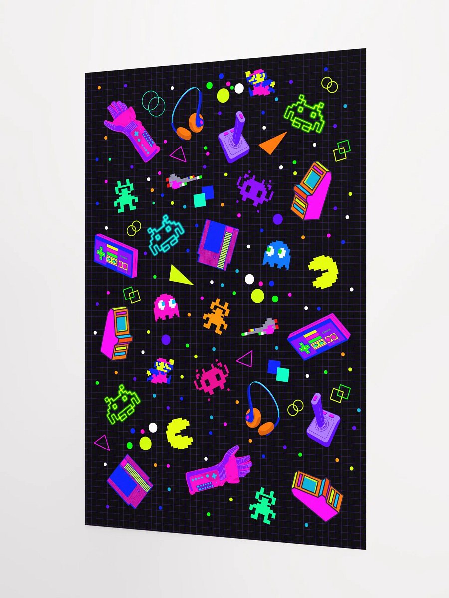 8-Bit Memories 12x18 Fine Art Print product image (3)