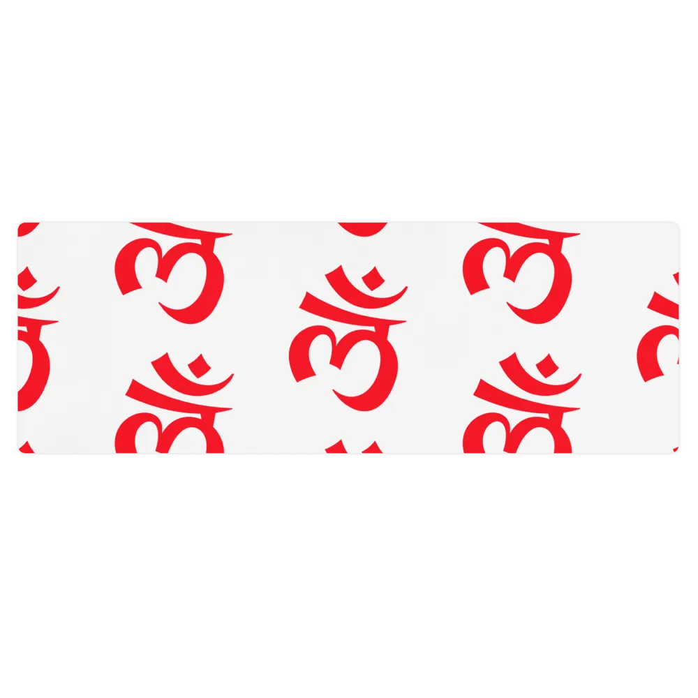 Red Om Yoga Mat product image (1)