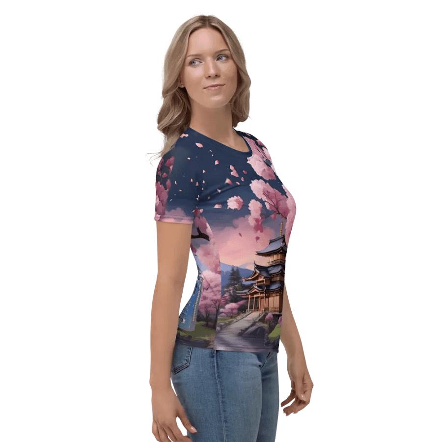 Dr Who Tardis in Japan All Over Print T-shirt product image (7)
