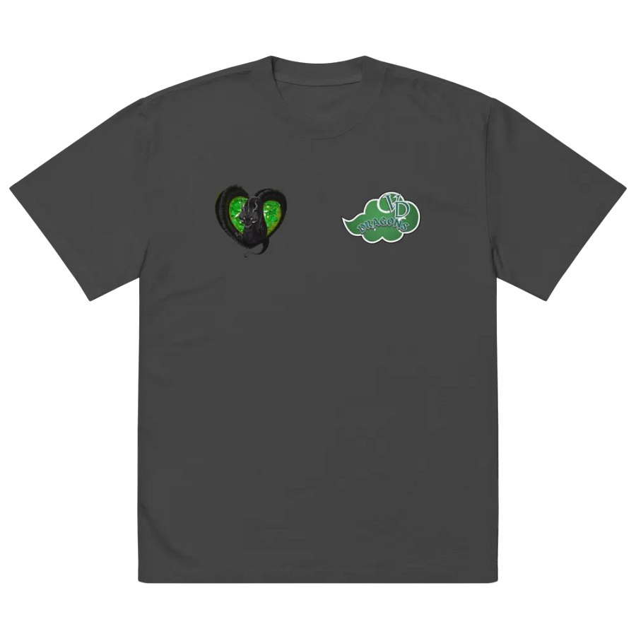 THE GREEN RAIN CLOUD HEARTED OVERSIZED TEE product image (4)