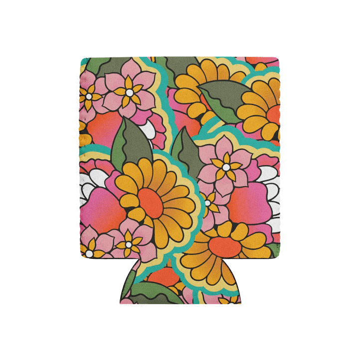 Retro Floral Koozie product image (1)