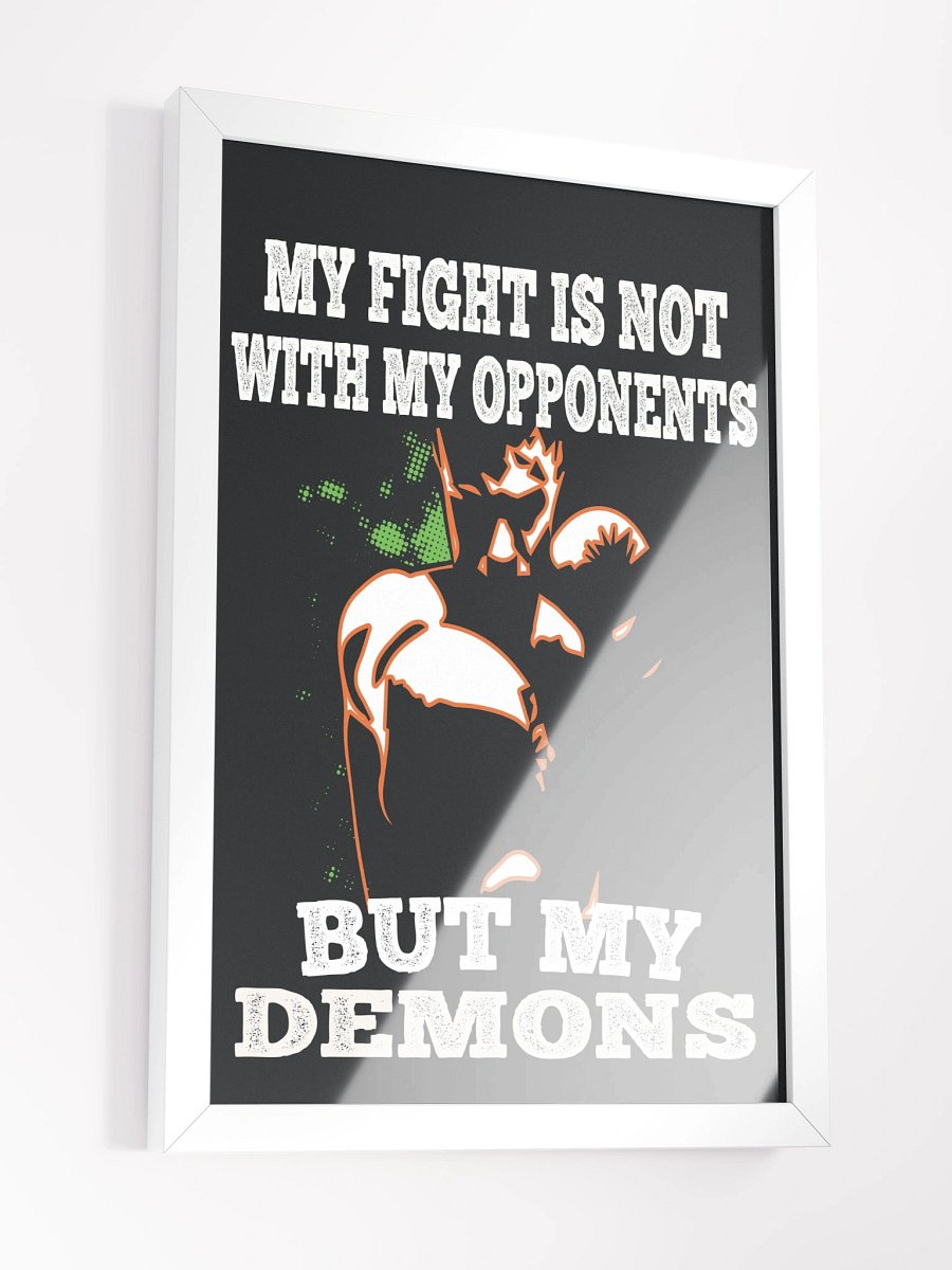 Fitness/Martial Arts Framed Poster - Fight With My Demons product image (3)