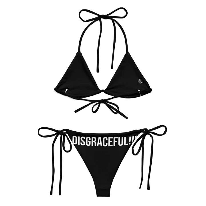 Disgraceful - Trump Smirk Black Bikini Set product image (2)