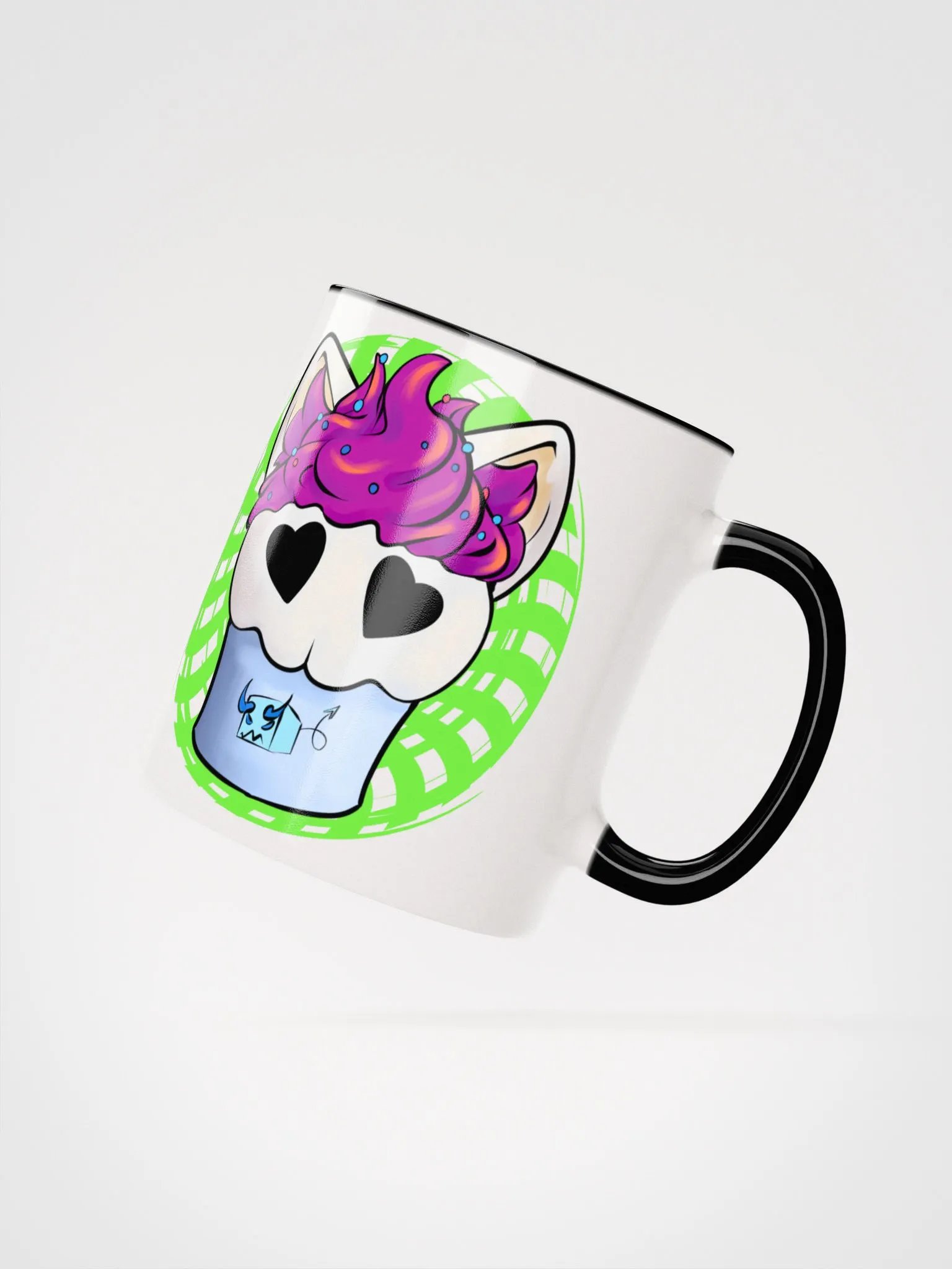 Punkcake Mug (Blue/Green) product image (2)