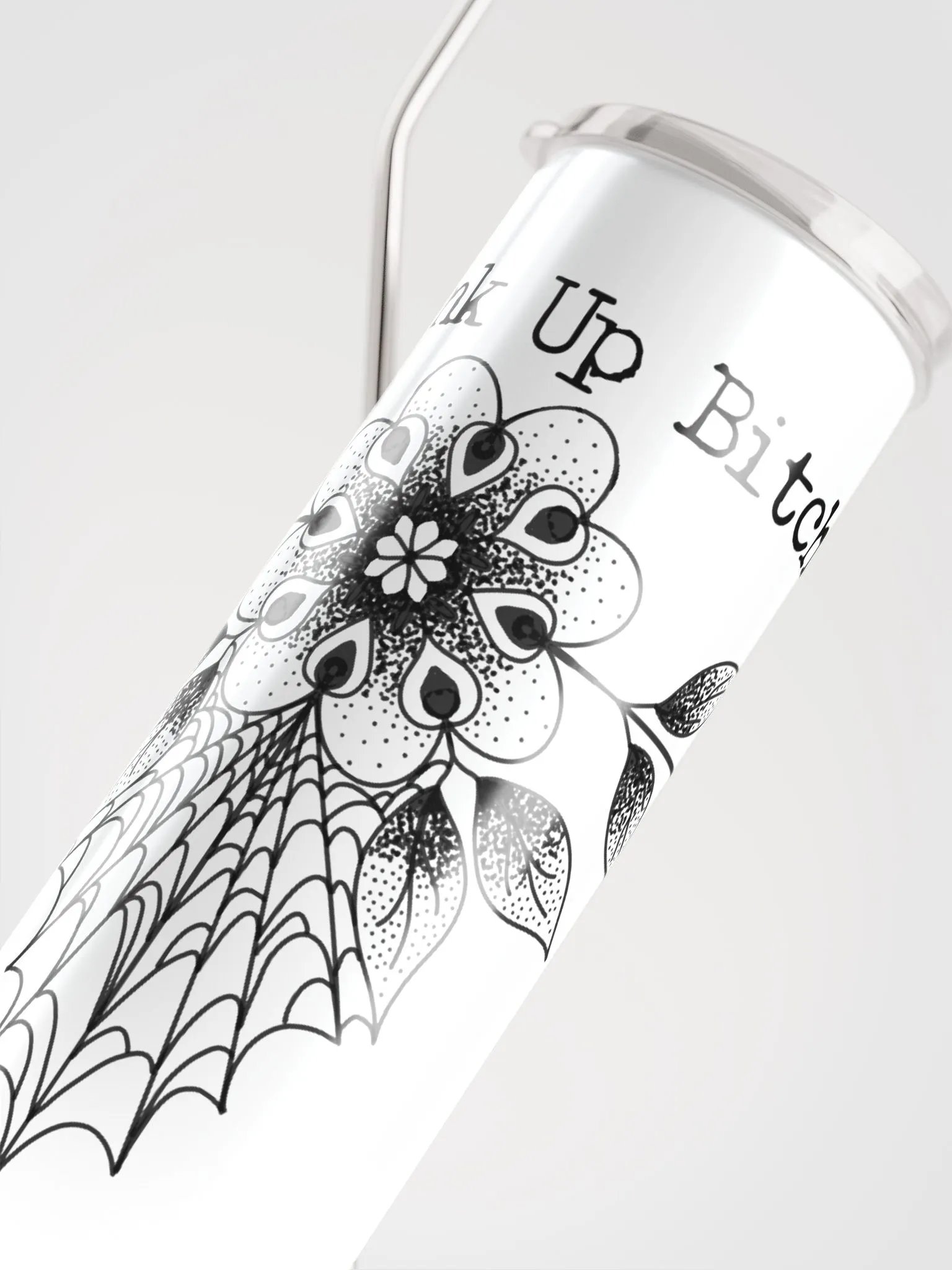 Drink up Bitch tattoo tumbler. product image (5)