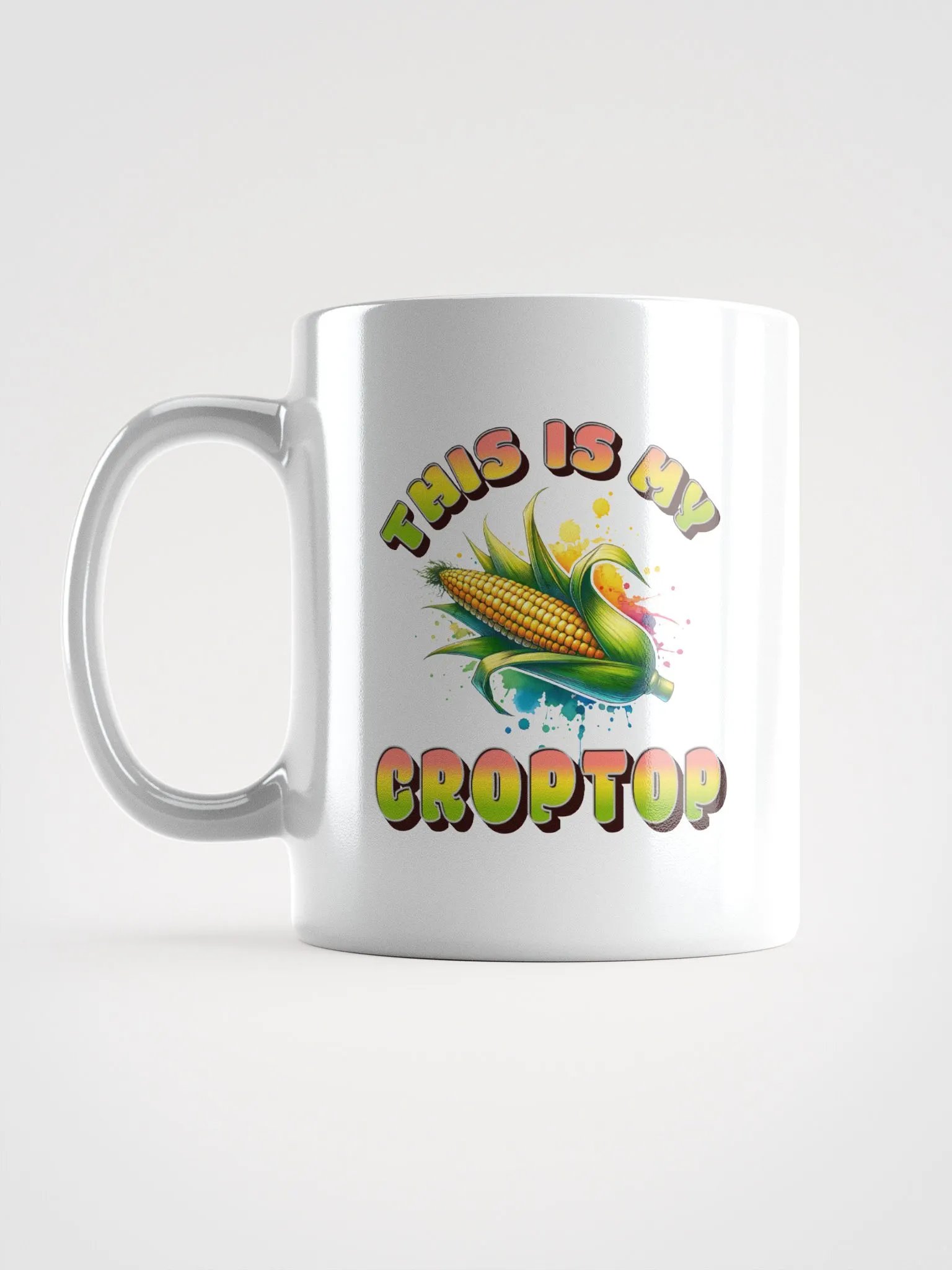 This Is My Crop Top Corn Vibrant Mug product image (1)