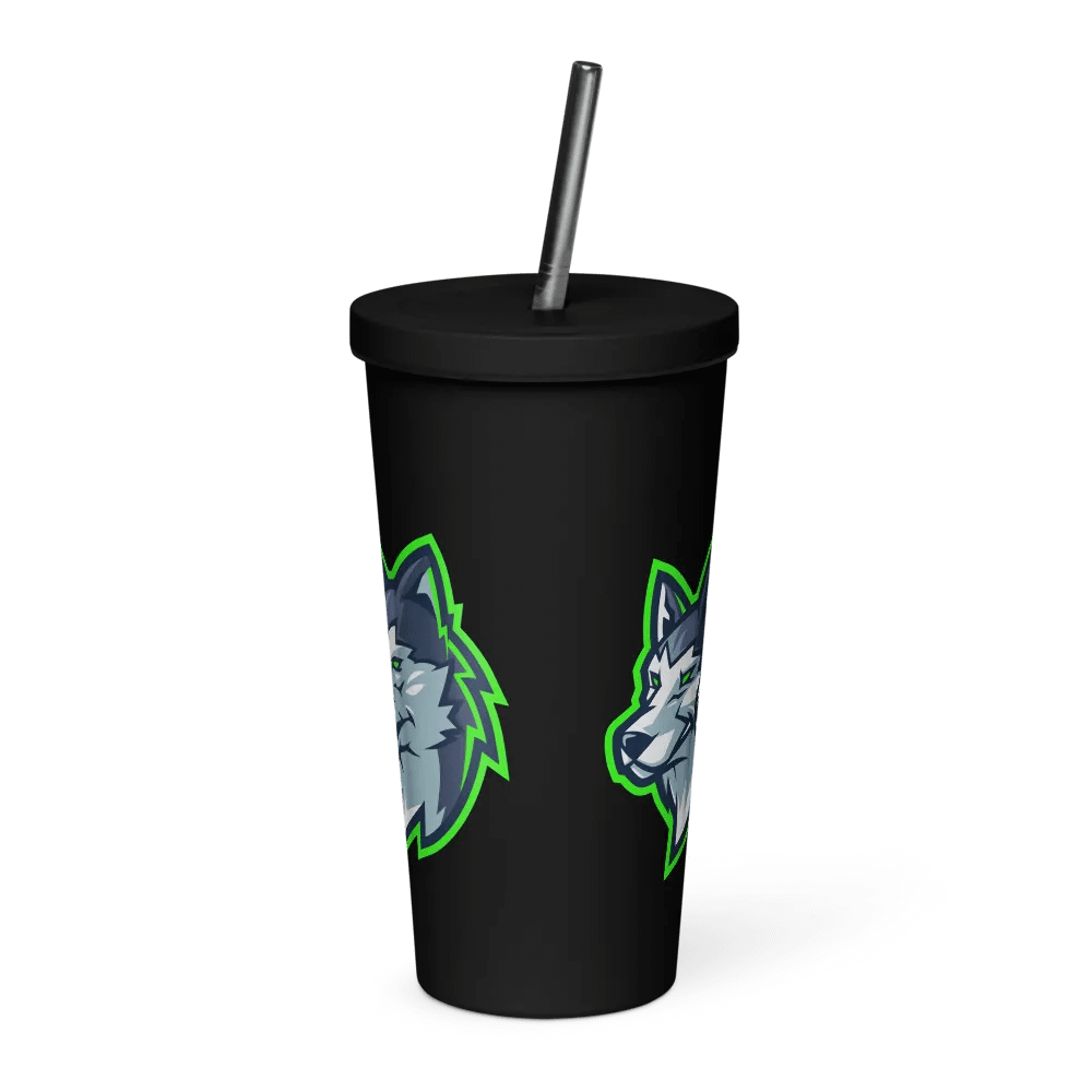 Logo Tumbler With Straw product image (2)