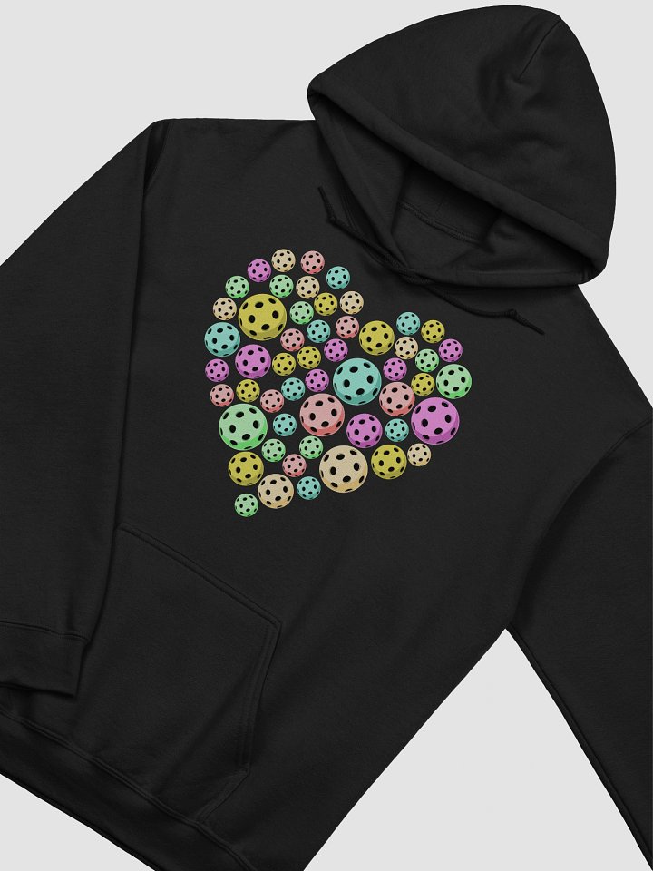 Heart Pickleball Coloured Classic Hoodie product image (2)