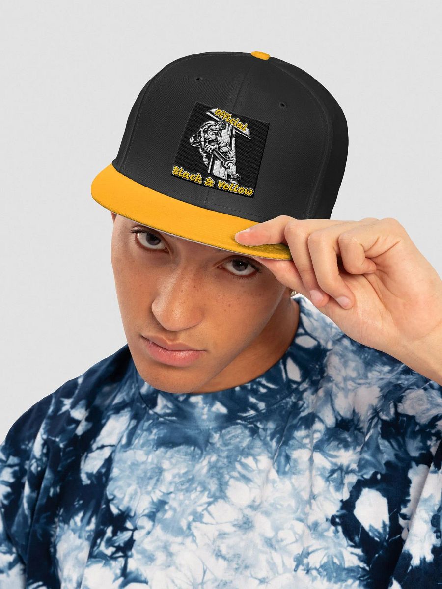 Official Black & Yellow Snapback Cap product image (5)
