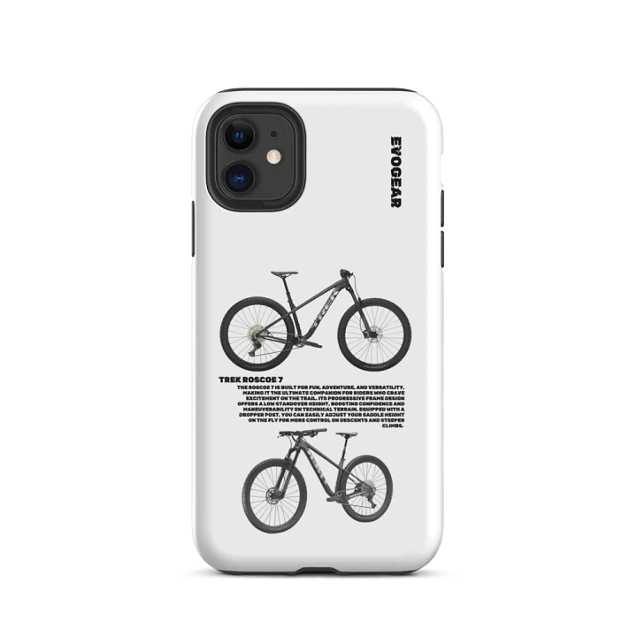 White Roscoe 7 iPhone Case product image (2)