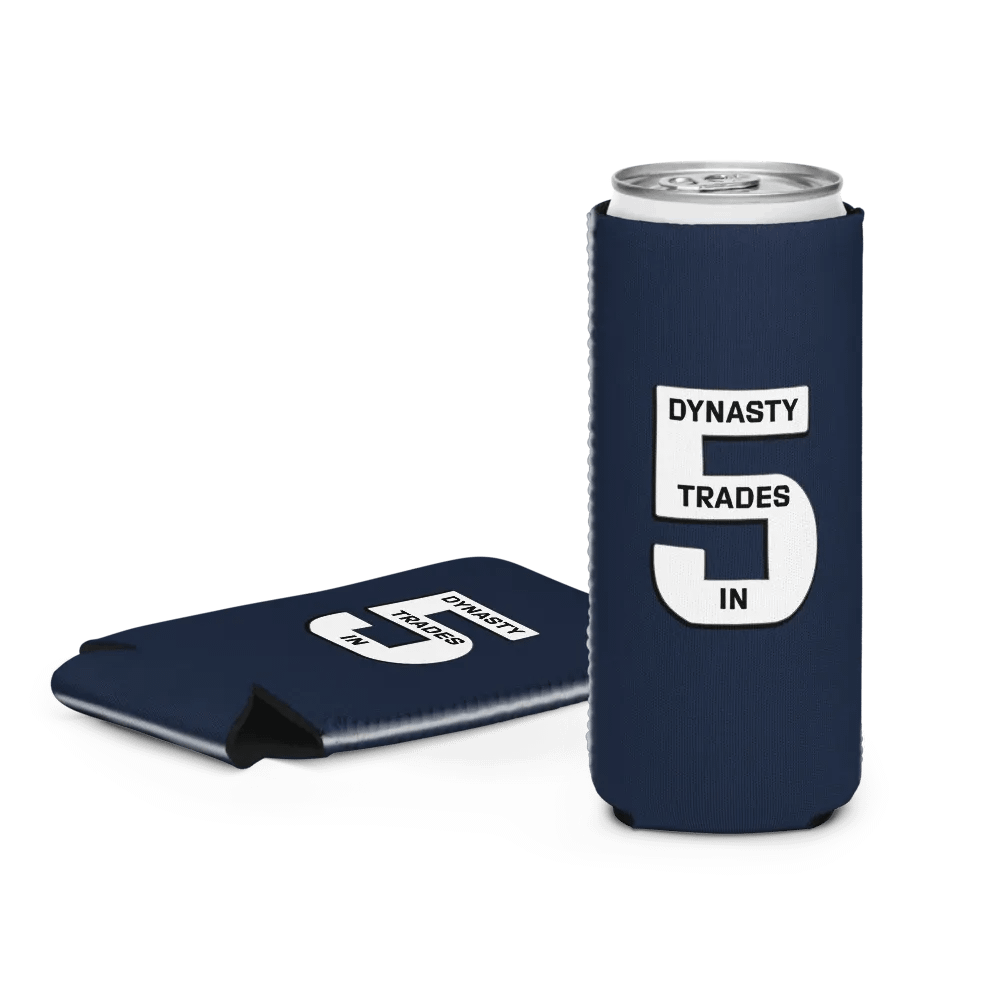 Copy of Dynasty Trades in 5 - Koozie (Slim Navy) product image (3)